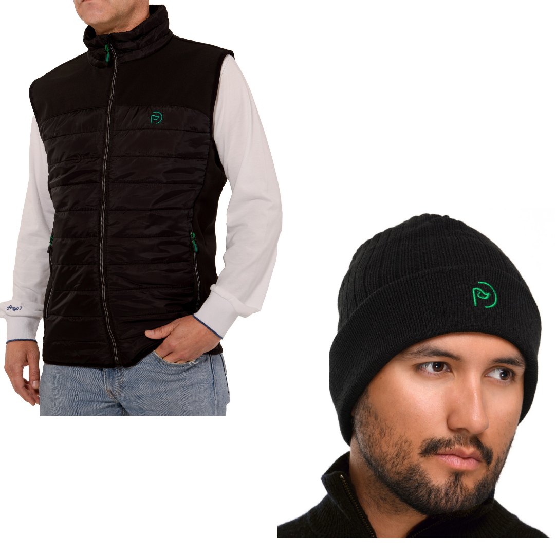 Conjunto de chaleco acolchado ligero y gorro Thinsulate - Hoyo 7