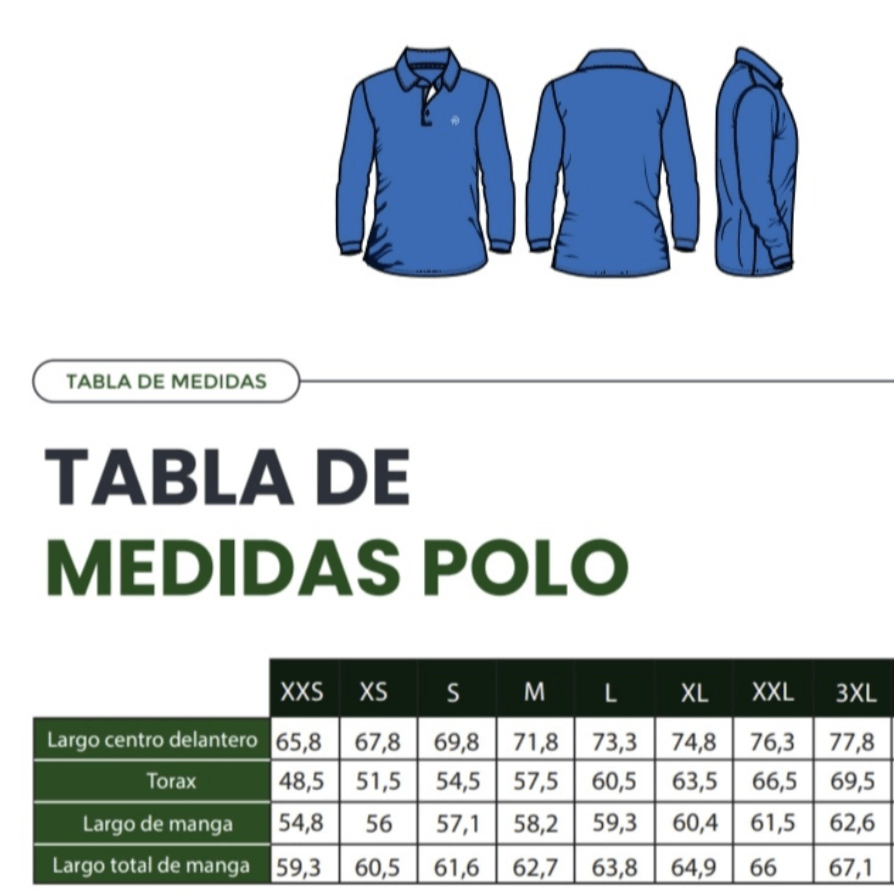 Polo de golf térmico azul royal, cuello camisero, hombre - Hoyo 7