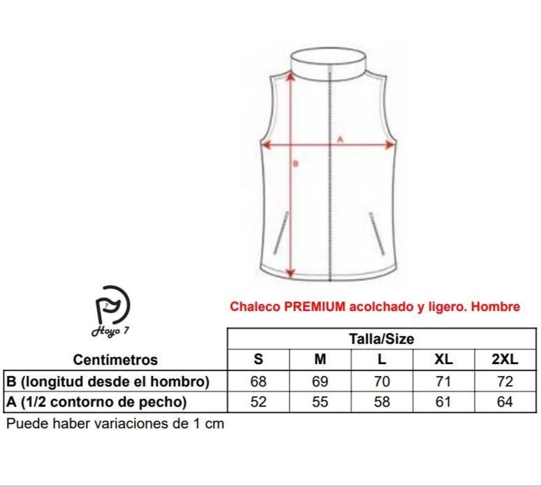 Chaleco PREMIUM (bio y vegano) hombre - Hoyo 7