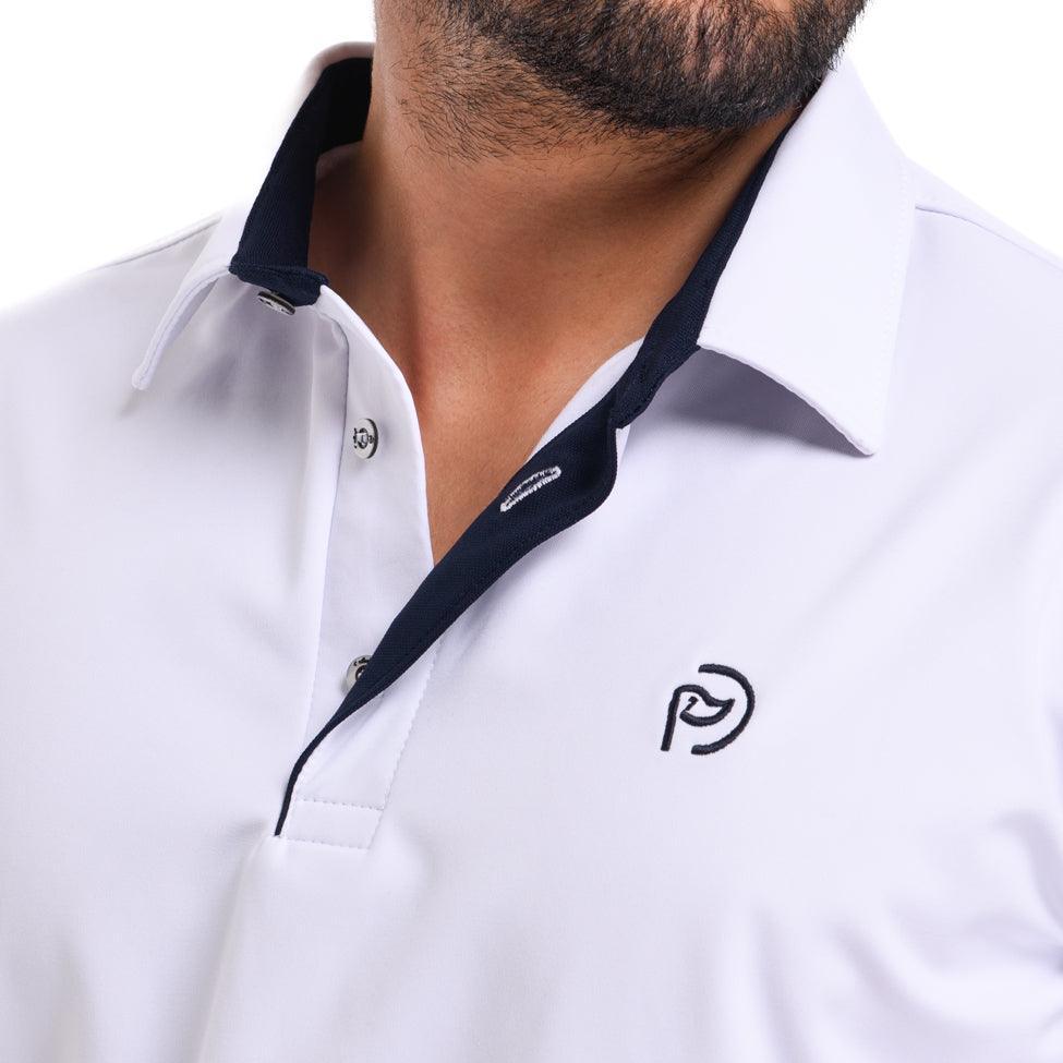 Look 2: pantalón invierno golf + polo térmico blanco (hombre) - Hoyo 7