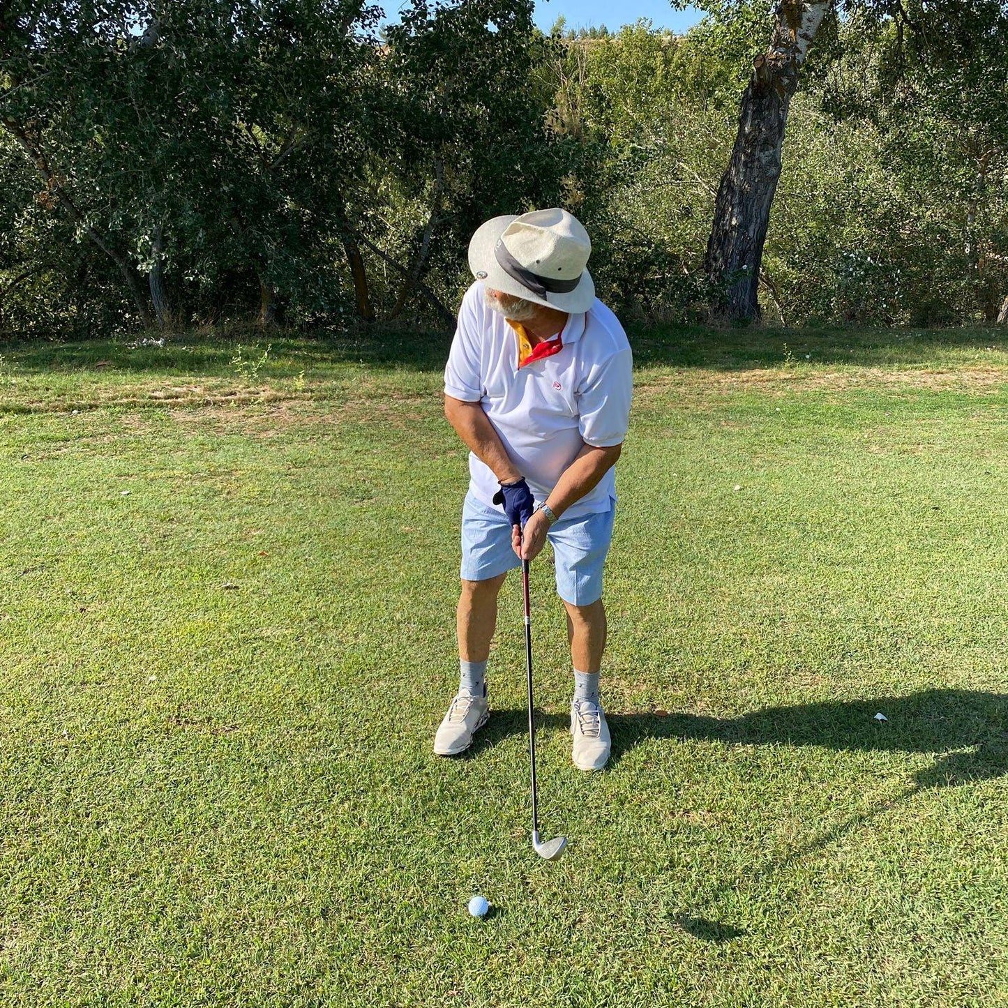 Bermudas de cuadros azules, hombre - Hoyo 7