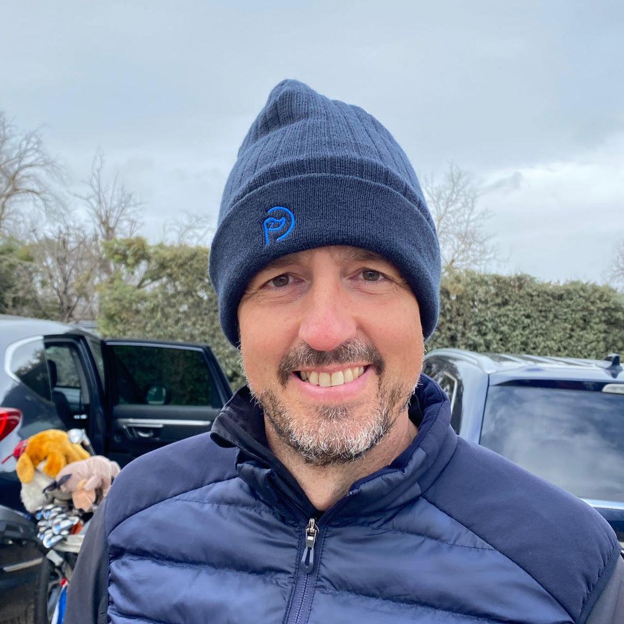 Gorro azul marino UNISEX invierno con Thinsulate - Hoyo 7