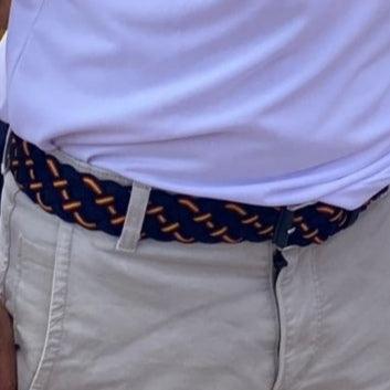 Conjunto: Polo golf España hombre + Cinturón trenzado España - Hoyo 7