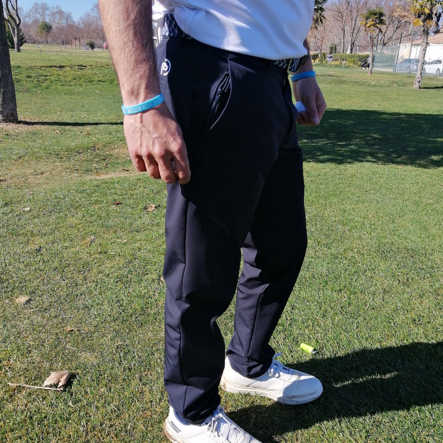 Pantalón golf de entretiempo azul marino, hombre - Hoyo 7