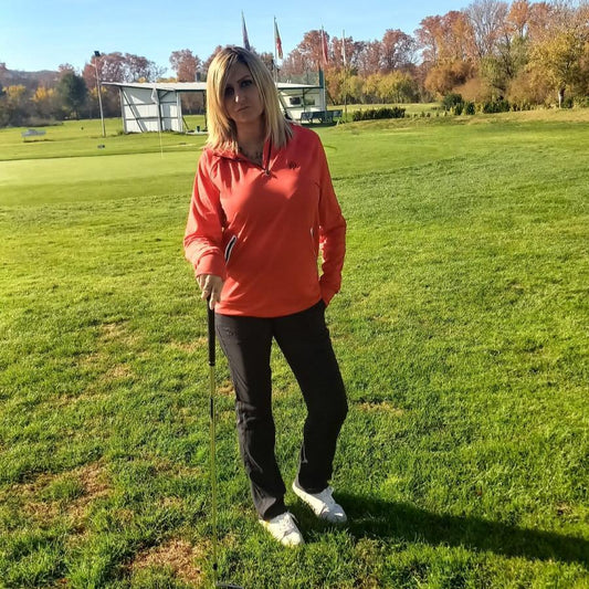 Pantalón largo de golf (Mujer), negro - Hoyo 7
