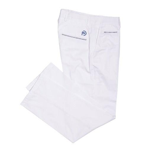 Conjunto pantalón blanco + cinturón trenzado, hombre - Hoyo 7