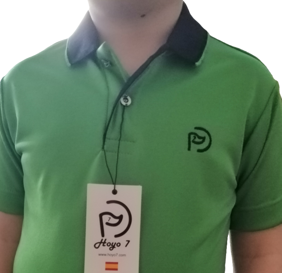 Polo golf para kids color verde