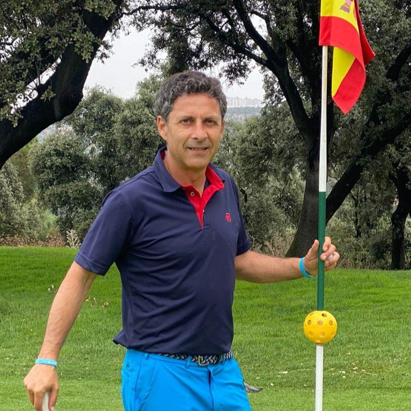 Polo de golf marino Ryder USA, UPF 50+, hombre - Hoyo 7