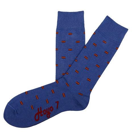 Calcetines azules con bandera de España - Hoyo 7
