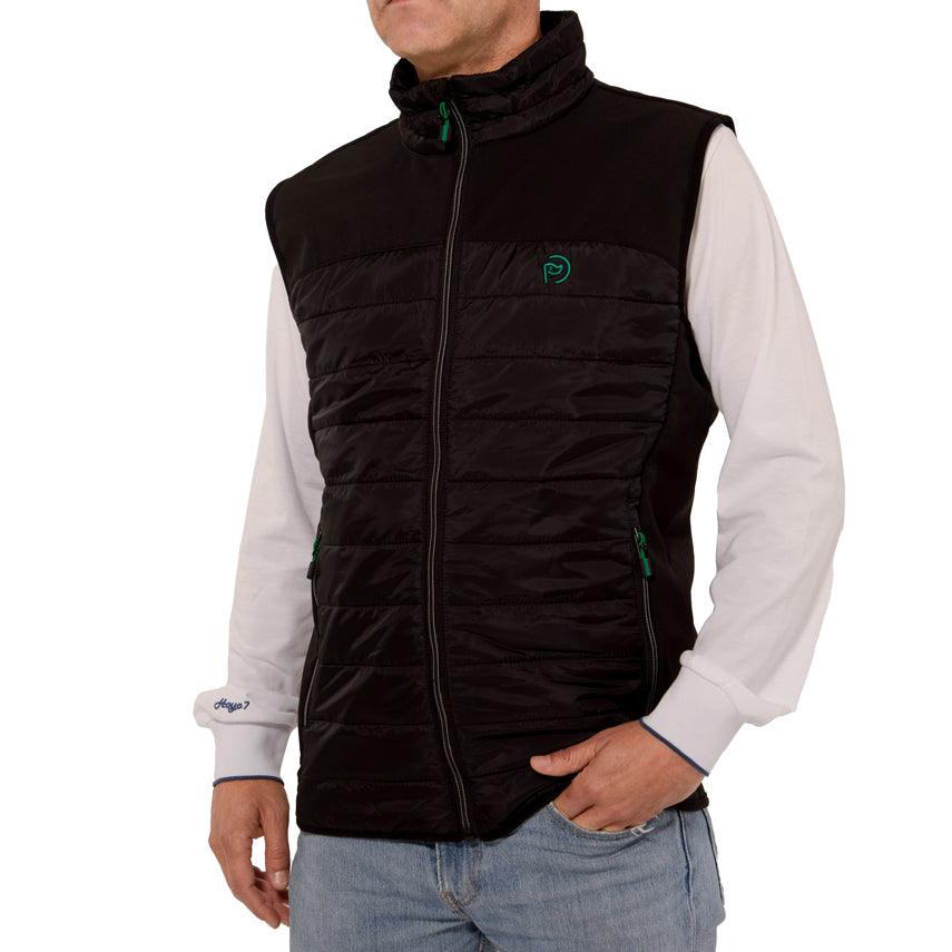 Chaleco acolchado y ligero de hombre. Negro - Hoyo 7