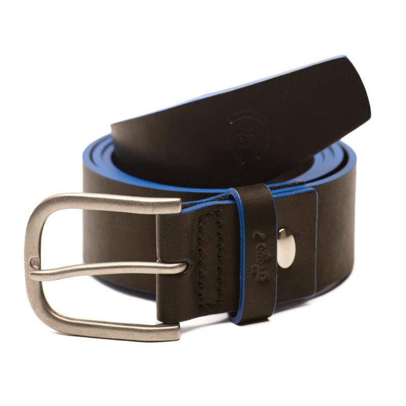 Conjunto polo térmico ligero y cinturón piel, negro, hombre - Hoyo 7