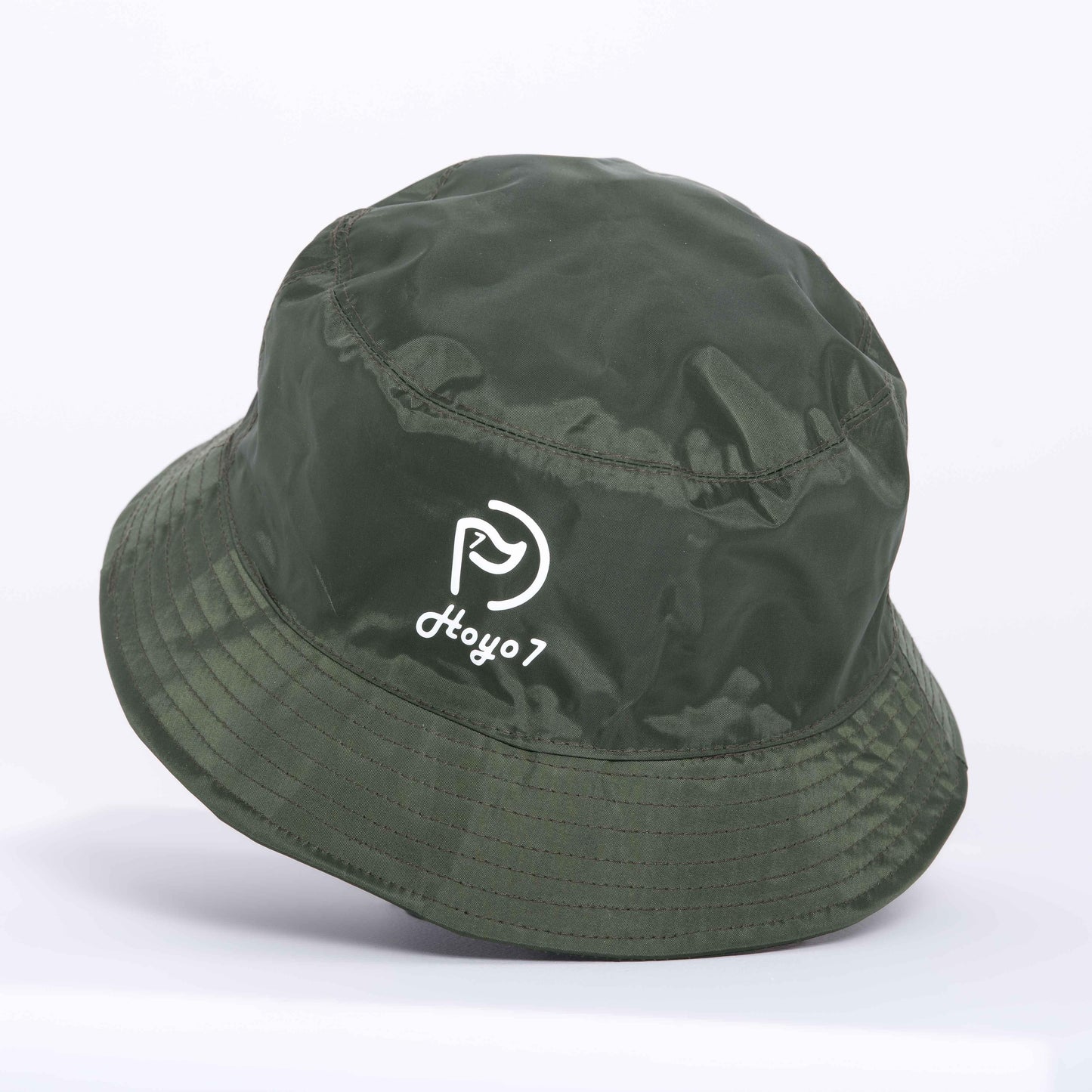 Gorro de lluvia unisex de color verde oscuro - Hoyo 7