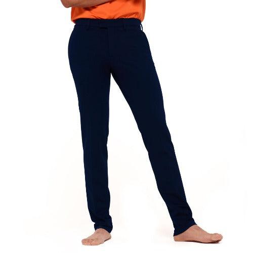Pantalón elástico de invierno, color azul marino, hombre - Hoyo 7