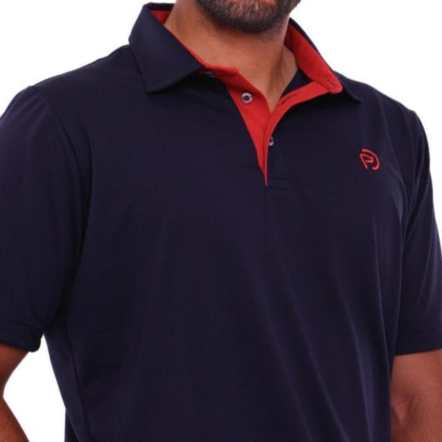 Polo de golf marino Ryder USA, UPF 50+, hombre - Hoyo 7