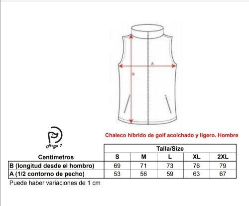 Chaleco acolchado y ligero de hombre. Azul Royal - Hoyo 7