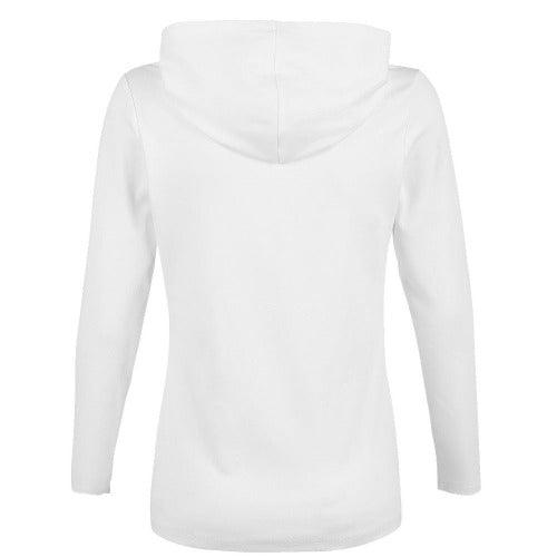 Hoodie Mujer. Algodón orgánico. Blanco (Outlet) - Hoyo 7