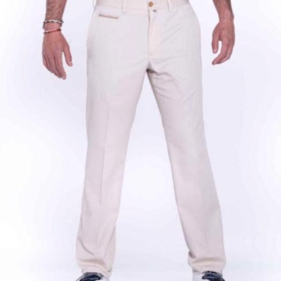 Pantalón modelo Classic, color beige, hombre (Outlet) - Hoyo 7