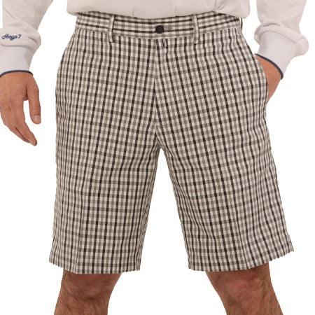 Bermudas de cuadros pequeños, hombre (Outlet) - Hoyo 7