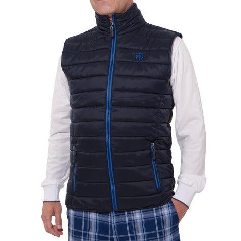 Chaleco ligero acolchado hombre. Navy y Royal - Hoyo 7