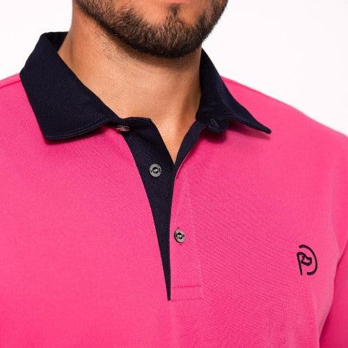 Polo de golf térmico fucsia, hombre - Hoyo 7