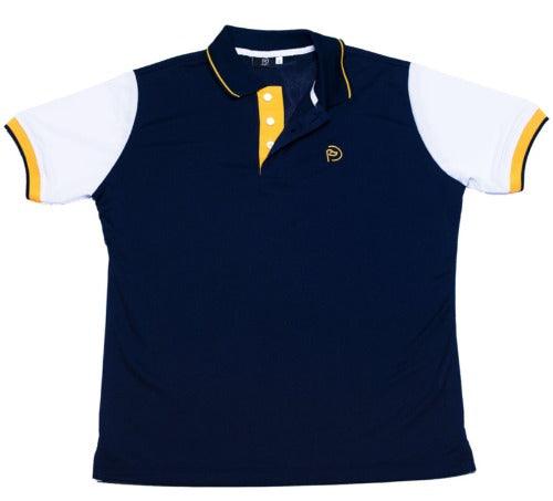 Polo de golf Bicolor Azul Marino y Blanco, UPF 50+, hombre (Outlet) - Hoyo 7