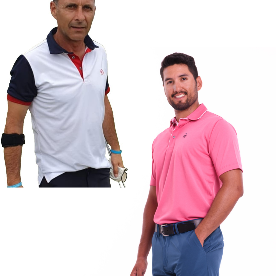 2er-Pack Herren-Golfpoloshirts Nr. 1