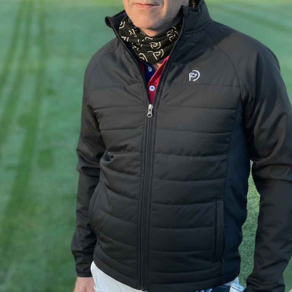 Chaqueta híbrida negra unisex