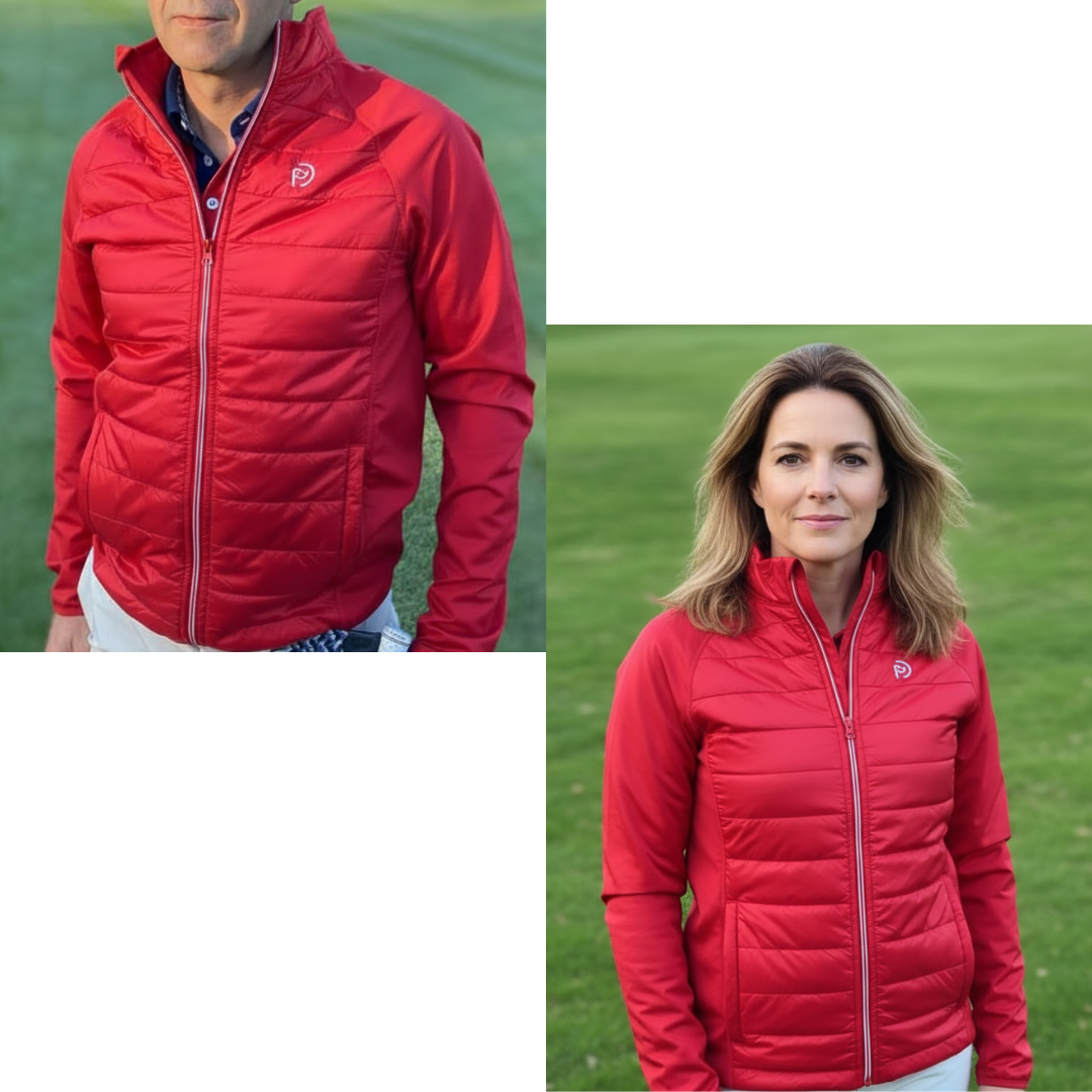 Chaqueta híbrida elástica UNISEX, rojo | Tu juego exige lo mejor