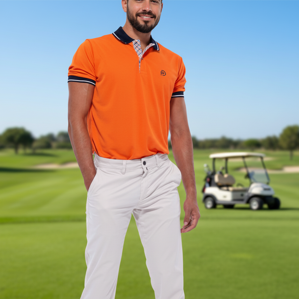 Conjunto_chino_beige_y_polo_naranja