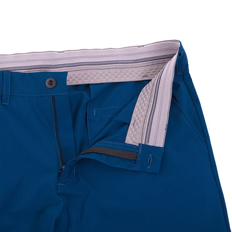 detalle cintura elástica pantalón técnico golf azul petróleo