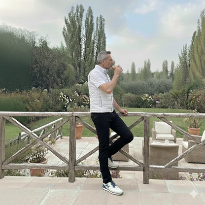 Pantalón golf entretiempo, marino, hombre. "Máxima elegancia y comodidad"