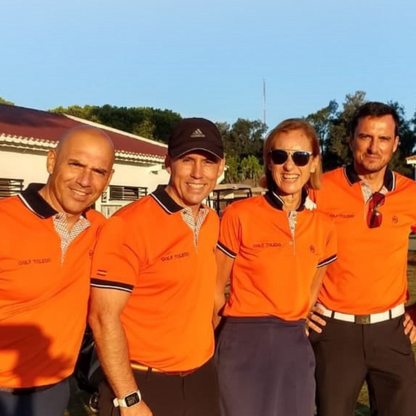Polo técnico golf naranja hombre, ¿te atreves?
