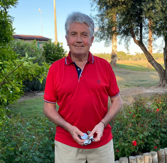 Polo de golf rojo, UPF 50+, hombre (Outlet) - Hoyo 7