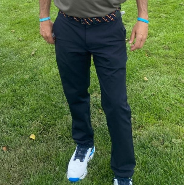 Pantalón golf verano, marino, hombre. "Máxima elegancia y comodidad"