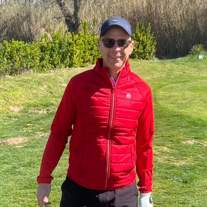 Chaqueta híbrida elástica UNISEX, rojo | Tu juego exige lo mejor