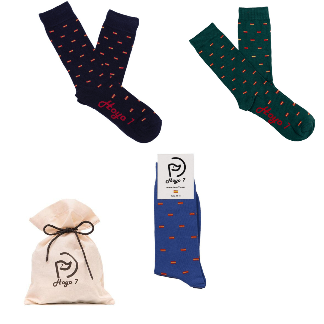 Pack 3 pares calcetines España (a,m,v)