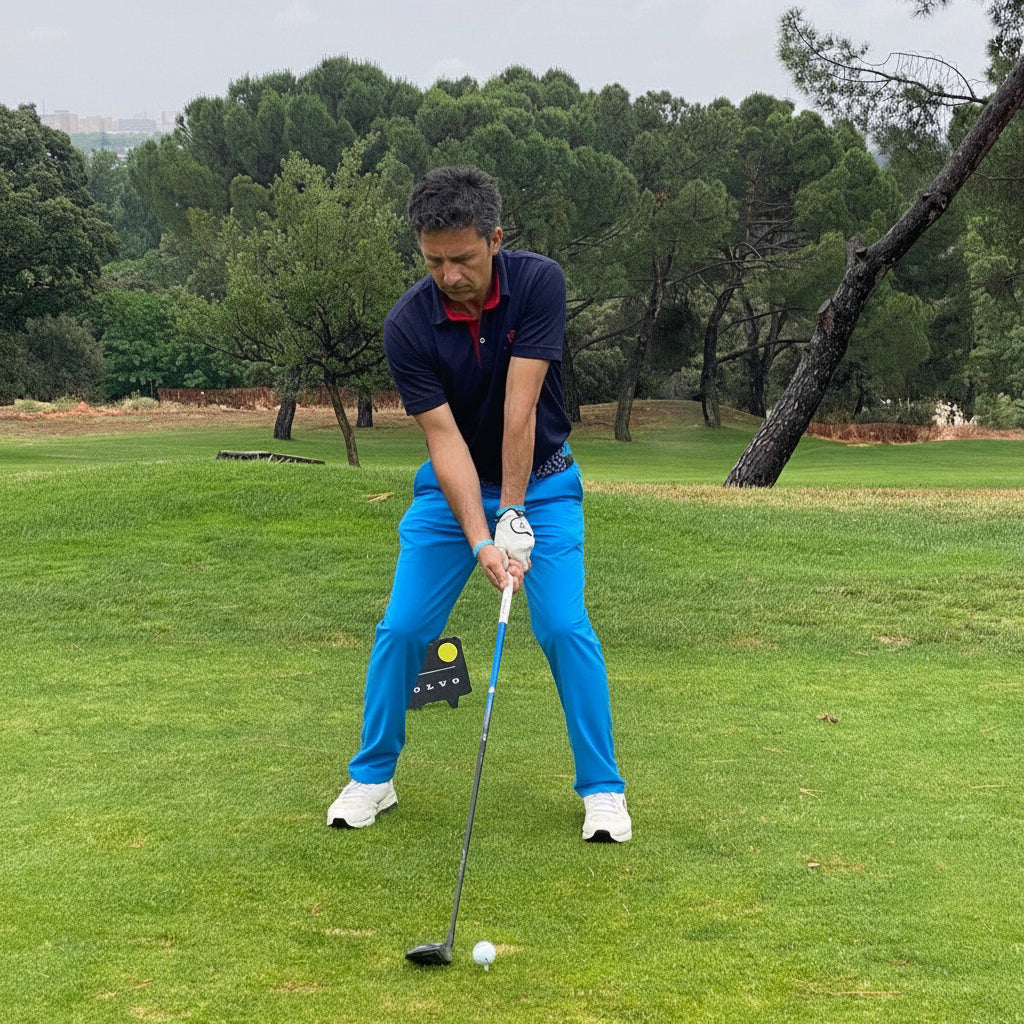 Pantalón técnico de golf azul claro, para entretiempo y verano, hombre - Hoyo 7