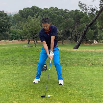 Pantalón técnico de golf azul claro, para entretiempo y verano, hombre - Hoyo 7