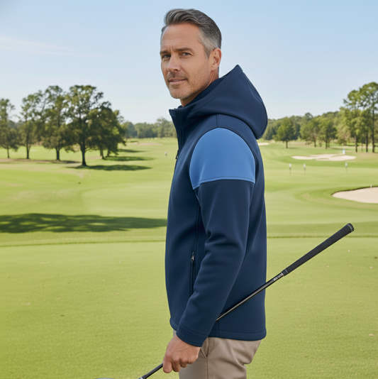 Softshell marino hombre