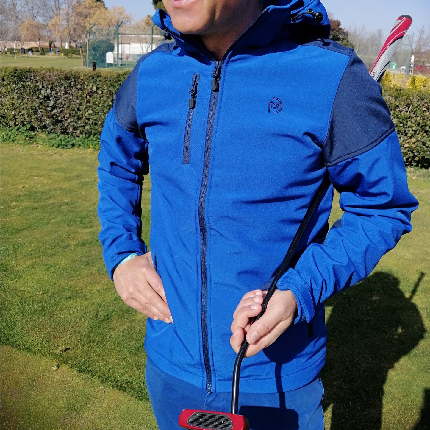 Softshellazulroyalhombre