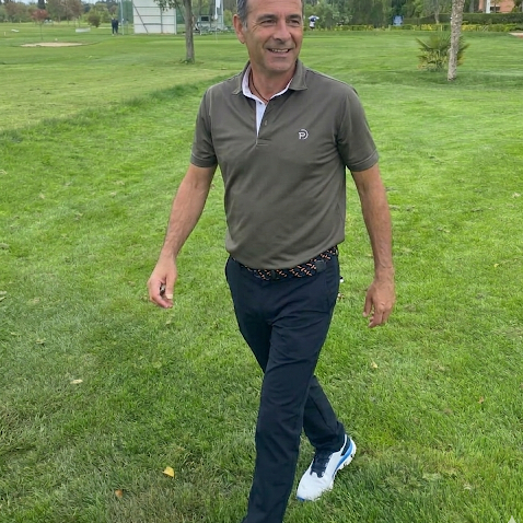 Pantalón golf entretiempo, marino, hombre. "Máxima elegancia y confort"