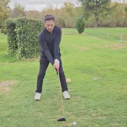 Polo half zip de golf térmico y elástico · Hombre | El frío no te frena