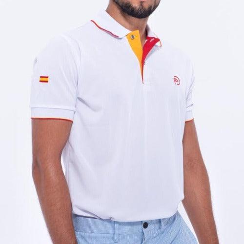 Conjunto: Polo golf España hombre + Cinturón trenzado España - Hoyo 7